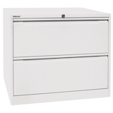 Artikelbild 1 für BISLEY Hängeregistraturschrank verkehrsweiß 2 Schubladen 80,0 x 62,2 x 71,1 cm, 1 St., Artikelnummer 118869