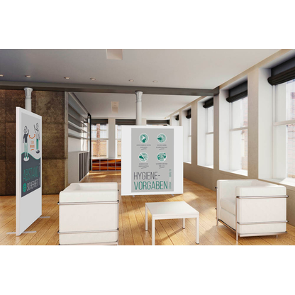 Artikelbild 3 für PAPERFLOW Trennwand easyScreen, Hygiene-Vorgaben weiß 94,0 x 174,0 cm, 1 St., Artikelnummer 210912