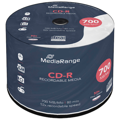 Artikelbild 4 für MediaRange CD-R 700 MB, 50 St., Artikelnummer 715151