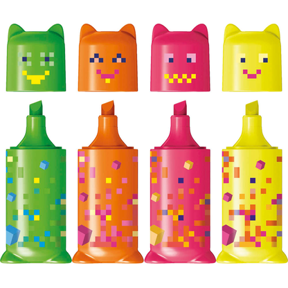 Artikelbild für maped PIXEL PARTY Mini Textmarker farbsortiert, 4 St., Artikelnummer 260337