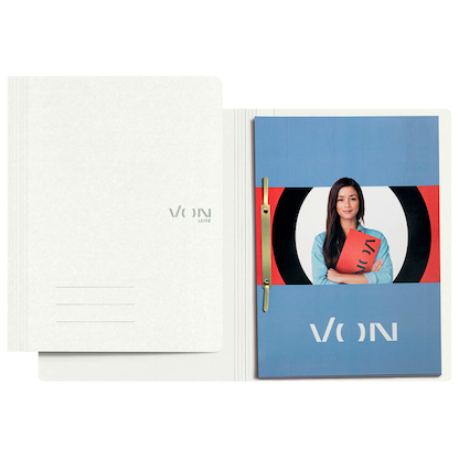 Artikelbild 3 für VON LEITZ Schnellhefter Karton weiß DIN A4, 1 St., Artikelnummer 635977