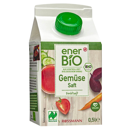 Artikelbild 2 für enerBiO Gemüse Bio-Direktsaft 8x 0,5 l, Artikelnummer 659069