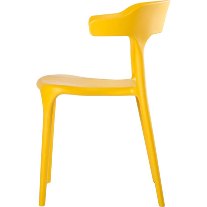 Artikelbild 2 für LÜLLMANN Besucherstuhl 230812 gelb Kunststoff, 1 St., Artikelnummer 790989