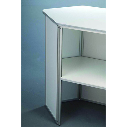 Artikelbild 6 für update displays Messetheke gerade, weiß 122,5 x 55,0 x 93,0 cm, Artikelnummer 646719