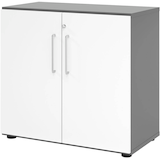 Artikelbild 1 für HAMMERBACHER Aktenschrank 928T2, V928T2/G/W/BS grafit, weiß 1 Fachboden 80,0 x 42,0 x 74,8 cm, Artikelnummer 992805
