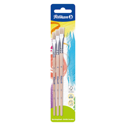 Artikelbild für Pelikan 613F Pinsel-Set Größe 8, 10, 12, 3-teilig, Artikelnummer 928871