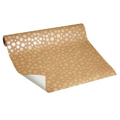 Artikelbild für JUNG SCHÖNER VERPACKEN Geschenkpapier Ballero Punkte braun, 20,0 m, Artikelnummer 223168