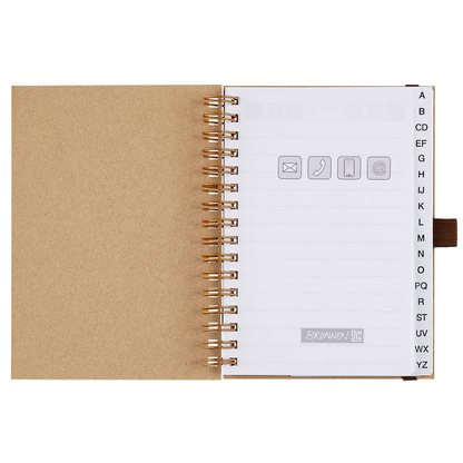 Artikelbild 2 für BRUNNEN Adressbuch Wire beige, 1 St., Artikelnummer 264307