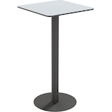 Artikelbild 1 für meet powered by PAPERFLOW CROSS Stehtisch quadratisch HPL-Platte grau 60,0 x 60,0 x 110,0 cm, 1 St., Artikelnummer 320798