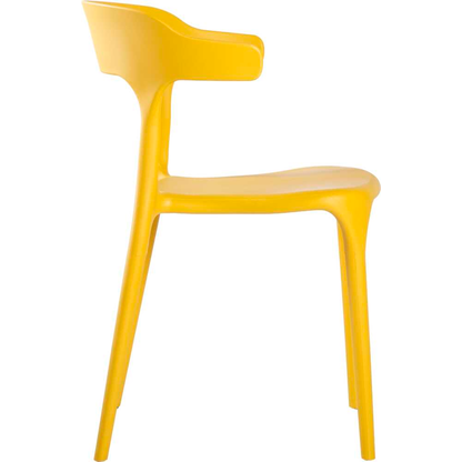 Artikelbild 4 für LÜLLMANN Besucherstuhl 230812 gelb Kunststoff, 1 St., Artikelnummer 790989