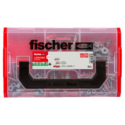Artikelbild 8 für fischer L-Boxx mini DuoLine 548862 Dübel- und Schrauben-Sortiment, 181-teilig, Artikelnummer 480507