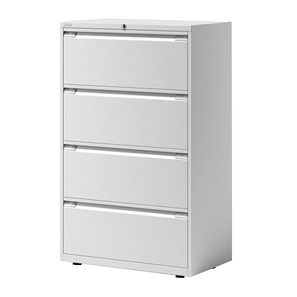 Artikelbild 4 für BISLEY Essentials Hängeregistraturschrank verkehrsweiß 4 Schubladen 80,0 x 47,0 x 130,0 cm, 1 St., Artikelnummer 452843