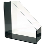 Artikelbild 1 für WEDO Stehsammler Acryl Exklusiv 60 1301 glasklar-schwarz Acryl, DIN A4, Artikelnummer 270827