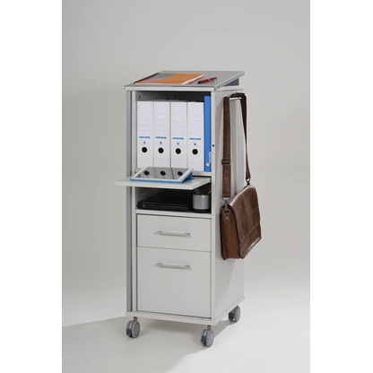 Artikelbild 2 für rocada Caddy Plus Bürowagen grau 5 Ebenen 47,0 x 42,4 x 120,0 cm, Artikelnummer 586099