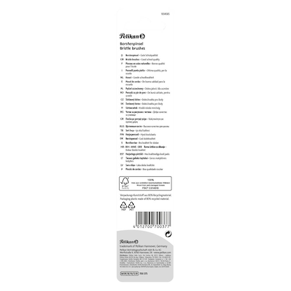 Artikelbild 2 für Pelikan 613F Pinsel-Set Größe 8, 10, 12, 3-teilig, Artikelnummer 928871