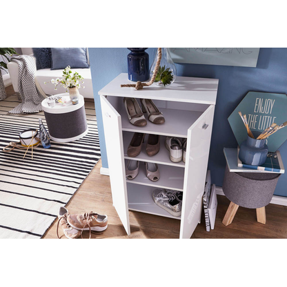 Artikelbild 4 für WOHNLING Schuhschrank, WL1.348 weiß 3 Fachböden 60,0 x 35,0 x 90,0 cm, Artikelnummer 904687