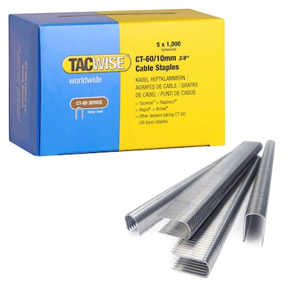 Artikelbild für TACWISE™ Tackerklammern Typ CT-60/10 mm, 0354 10 mm, 5.000 St., Artikelnummer 584619