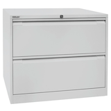 Artikelbild 1 für BISLEY Hängeregistraturschrank lichtgrau 2 Schubladen 80,0 x 62,2 x 71,1 cm, 1 St., Artikelnummer 745604