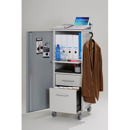 Artikelbild 3 für rocada Caddy Plus Bürowagen grau 5 Ebenen 47,0 x 42,4 x 120,0 cm, Artikelnummer 586099