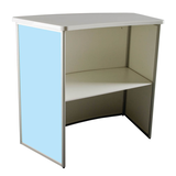 Artikelbild 1 für update displays Messetheke gerade, weiß 80,0 x 47,0 x 93,0 cm, Artikelnummer 646733