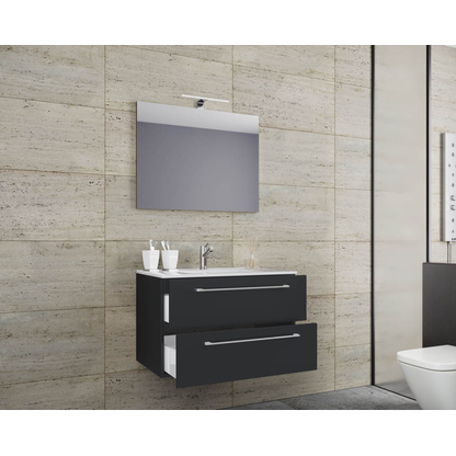 Artikelbild 3 für VCM my bath Badmöbel-Set 3-teilig Badinos 914325 schwarz 60,0 x 46,0 x 50,0 cm, Artikelnummer 388753
