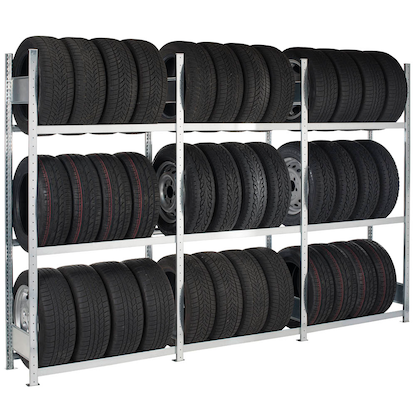 Artikelbild 3 für SCHULTE Reifenregal 20989 silber 115,0 x 40,0 x 275,0 cm, Artikelnummer 161156