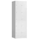 Artikelbild 1 für ClassiX Schließfachschrank signalweiß X-520527, 10 Schließfächer 59,0 x 50,0 x 180,0 cm, Artikelnummer 188031
