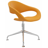 Artikelbild 1 für fm Besucherstuhl Elan 4260761571379 orange Stoff, 1 St., Artikelnummer 448247