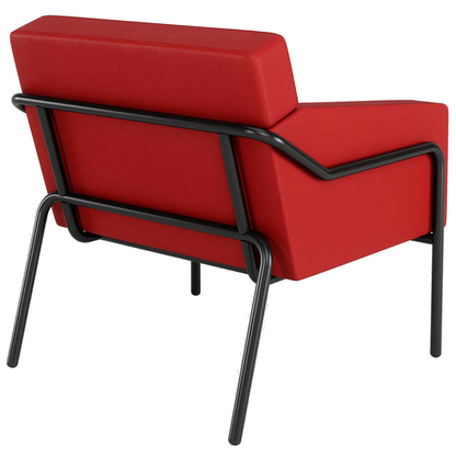 Artikelbild 3 für medso powered by PAPERFLOW Sessel MEDSO L rot schwarz Kunstleder 75,0 x 74,3 x 73,6 cm, 1 St., Artikelnummer 522886