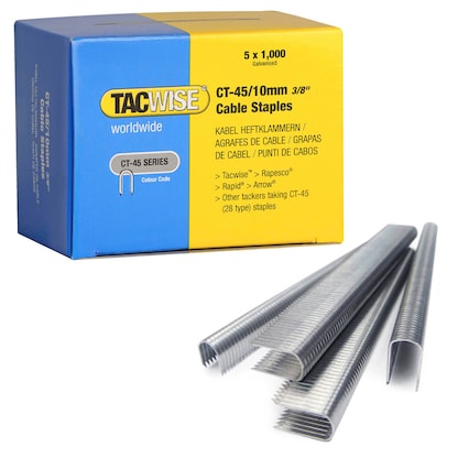 Artikelbild für TACWISE™ Tackerklammern Typ CT-45/10 mm, 0352 10 mm, 5.000 St., Artikelnummer 584689