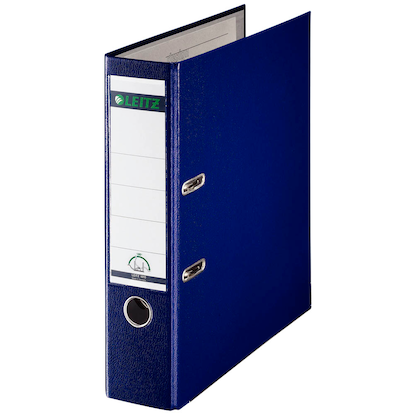 Artikelbild für LEITZ 1010 Ordner nachtblau Kunststoff 8,0 cm DIN A4, 1 St., Artikelnummer 777748