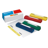 Artikelbild 1 für büroplus Heftstreifen farbsortiert Kunststoff, 100 St., Artikelnummer 834952