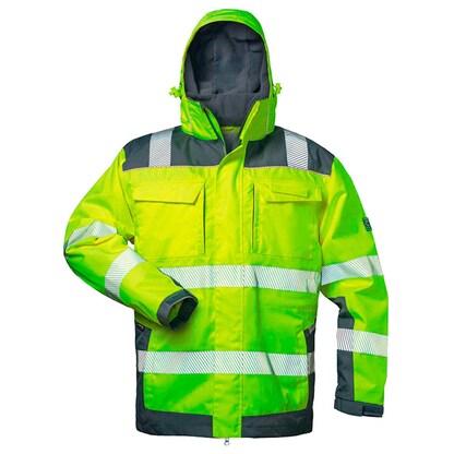 Artikelbild 2 für elysee® unisex Warnjacke Winter RUFUS gelb, grau Größe 4XL, Artikelnummer 748689