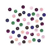 Artikelbild 1 für Rayher Streu-Pailletten mehrfarbig gewölbt Mix irisierend Ø 6,0 mm, 6 Beutel, Artikelnummer 955171