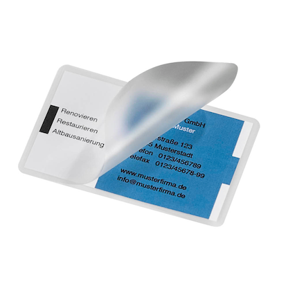 Artikelbild 4 für dots Laminierfolien glänzend für Visitenkartenformat 100 micron, 300 St., Artikelnummer 479659