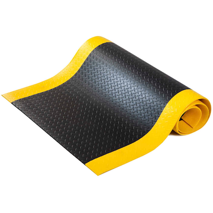 Artikelbild 2 für WESEMEYER Anti-Ermüdungsmatte Soft Plus schwarz, gelb 60,0 x 200,0 cm, Artikelnummer 797526