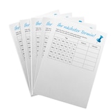 Artikelbild 1 für grau Terminblöcke grau DIN A7, ca. 100 Blatt, 5 Blöcke, Artikelnummer 245478