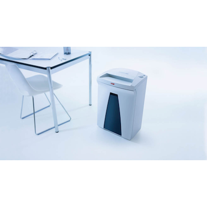 Artikelbild 2 für HSM SECURIO B24 Aktenvernichter mit Partikelschnitt P-5, 1,9 x 15 mm, bis 11 Blatt, weiß, Artikelnummer 558623