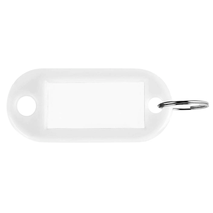 Artikelbild für pavo Schlüsselanhänger weiß, 100 St., Artikelnummer 497697