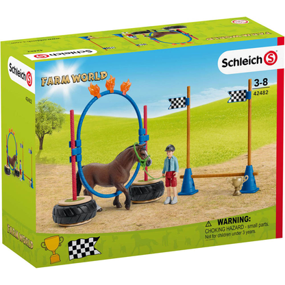 Artikelbild für Schleich® Farm World 42482 Pony Agility Rennen Spielfiguren-Set, Artikelnummer 998617