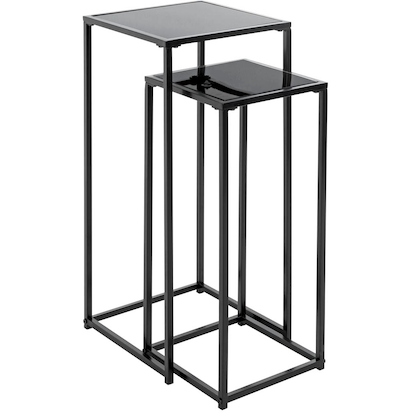 Artikelbild für HAKU Möbel Pflanzenständer-Set Metall schwarz, 1 Set, Artikelnummer 853834