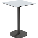 Artikelbild 1 für meet powered by PAPERFLOW CROSS Stehtisch quadratisch HPL-Platte grau 80,0 x 80,0 x 110,0 cm, 1 St., Artikelnummer 320956