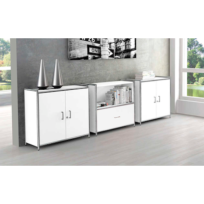 Artikelbild 9 für Kerkmann Aktenregal Lago weiß 80,0 x 38,0 x 220,0 cm, 1 St., Artikelnummer 308371