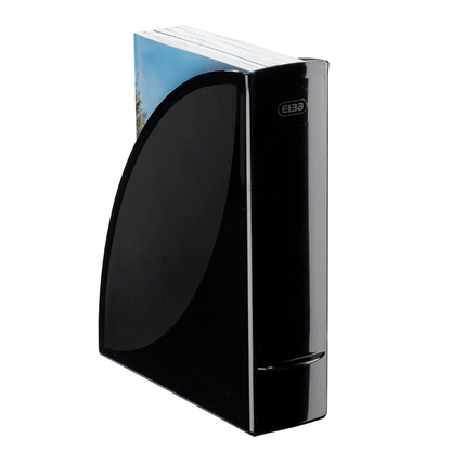 Artikelbild für ELBA Stehsammler wave 400091711 schwarz Kunststoff, DIN A4, 4 St., Artikelnummer 387098