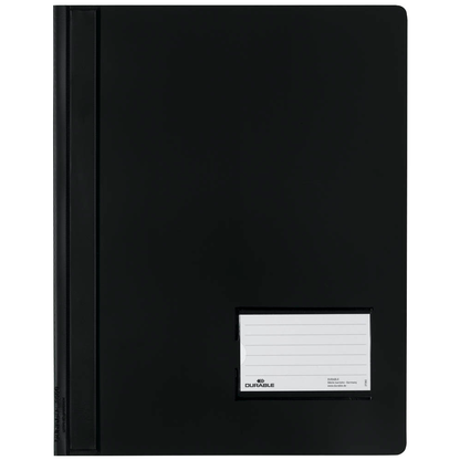 Artikelbild für DURABLE Schnellhefter DURALUX Kunststoff schwarz DIN A4 überbreit, 10 St., Artikelnummer 567487