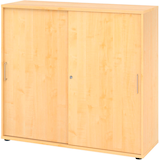 Artikelbild 1 für HAMMERBACHER Schiebetürenschrank 1753S, V1753S/3/3/BS ahorn 2 Fachböden 120,0 x 40,0 x 110,0 cm, Artikelnummer 992594