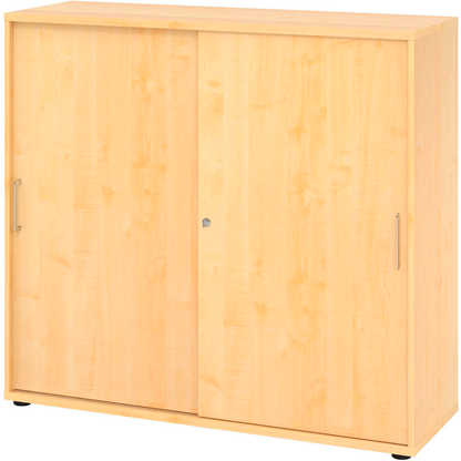 Artikelbild für HAMMERBACHER Schiebetürenschrank 1753S, V1753S/3/3/BS ahorn 2 Fachböden 120,0 x 40,0 x 110,0 cm, Artikelnummer 992594