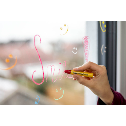 Artikelbild 3 für EBERHARD FABER COLORI Wachsmalkreiden farbsortiert, 12 St., Artikelnummer 419303