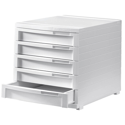 Artikelbild 4 für HAN Schubladenbox Contur weiß 1505-12D, DIN B4 mit 5 Schubladen, 1 St., Artikelnummer 661704