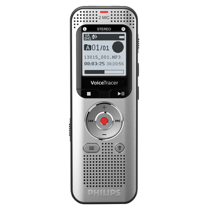 Artikelbild 2 für PHILIPS DVT2015 mit automatischer Spracherkennung digitales Diktiergerät 8 GB, Artikelnummer 103079